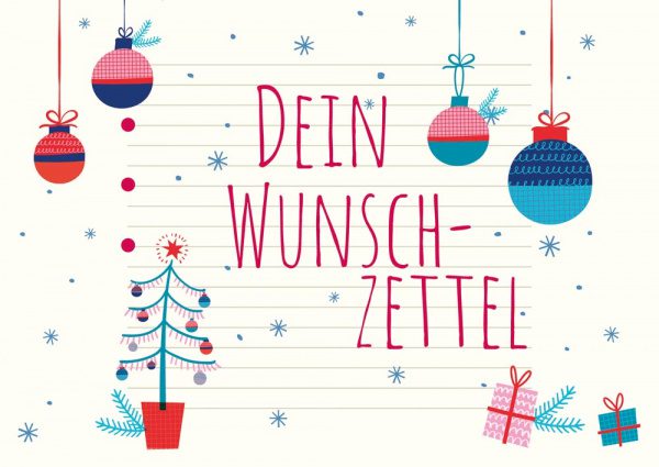 Dein Wunschzettel (Karten, 5er-Pack) - Diverses - Mitternachtsruf